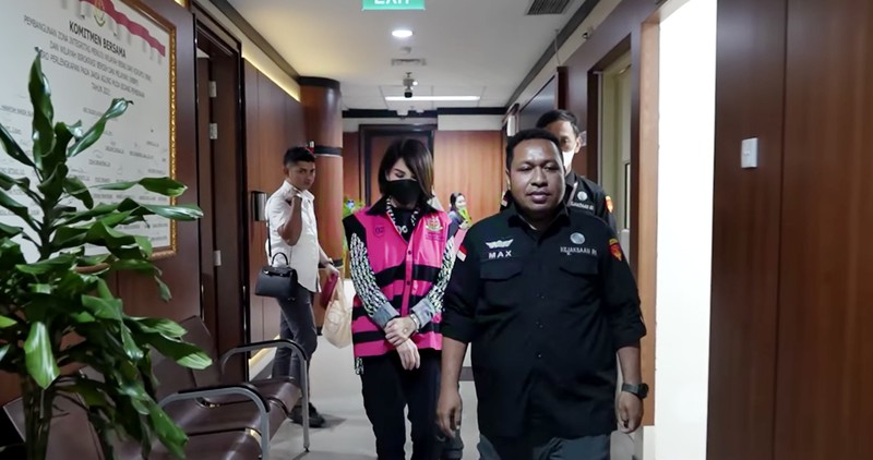 Helena Lim Ditahan Kejagung karena Korupsi Timah. (Dok. Puspenkum Kejaksaan Agung)