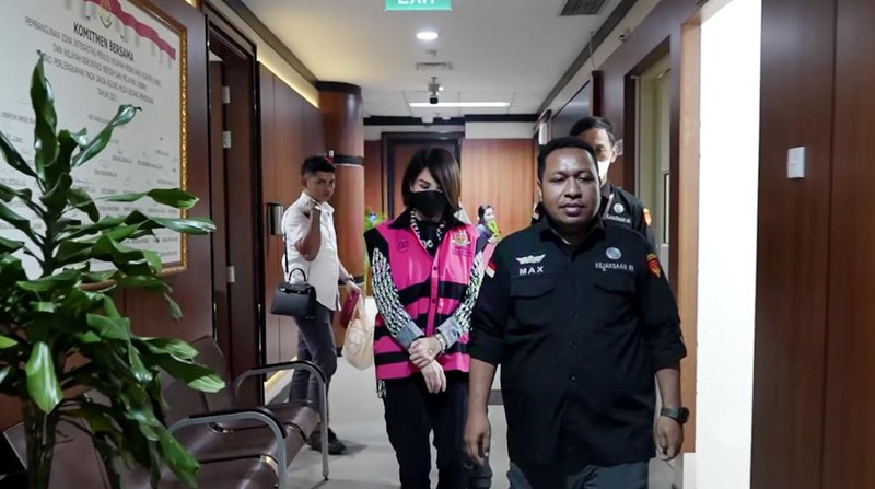 Helena Lim Ditahan Kejagung karena Korupsi Timah. (Dok. Puspenkum Kejaksaan Agung)