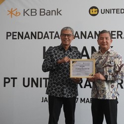 KB Bank Gandeng United Tractors Salurkan Kredit Pembelian Alat Berat