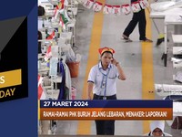 Video: PHK Buruh Jelang Lebaran Hingga Papa John's Tutup 43 Gerai