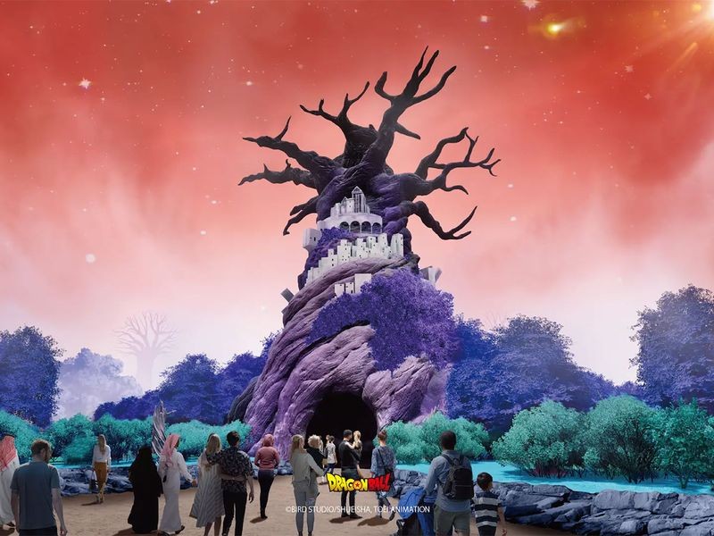 Qiddiya Arab Saudi meluncurkan taman hiburan 'Dragon Ball' pertama di dunia. Qiddiya Arab Saudi meluncurkan taman hiburan 'Dragon Ball' pertama di dunia. (Dok. Qiddiya)