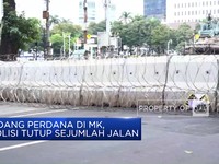 Video: Sidang Perdana di MK, Polisi Tutup Sejumlah Jalan