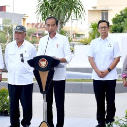 Jokowi Resmikan Proyek Huntap yang Dibangun Waskita