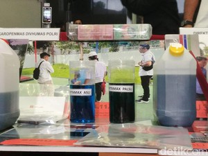 Bareskrim Sita 29.046 Liter Pertamax Palsu dari 4 SPBU Jakarta-Depok