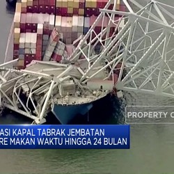 Video : Jembatan Baltimore Runtuh, Investigasi Butuh Waktu 24 Bulan