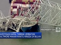 Video : Jembatan Baltimore Runtuh, Investigasi Butuh Waktu 24 Bulan