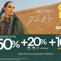 Serbu! METRO FESTIVE RAYA Dimulai 30 Maret 2024, Diskon Sampai 80%