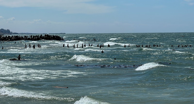 Warga Palestina bergegas menuju pantai untuk mengumpulkan bantuan yang dijatuhkan dari udara, di tengah konflik yang sedang berlangsung antara Israel dan Hamas, di Jalur Gaza utara, 25 Maret 2024. Warga Palestina bergegas menuju pantai untuk mengumpulkan bantuan yang dijatuhkan dari udara, di tengah konflik yang sedang berlangsung antara Israel dan Hamas, di Jalur Gaza utara, 25 Maret 2024. (REUTERS/Stringer)