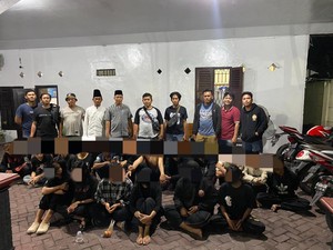 Tiga Pesilat Gresik Biang Ricuh Usai Bagi-bagi Takjil Jadi Tersangka