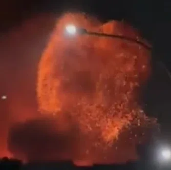 Penampakan Gudang Peluru TNI di Bogor Meledak, Api Membumbung Tinggi