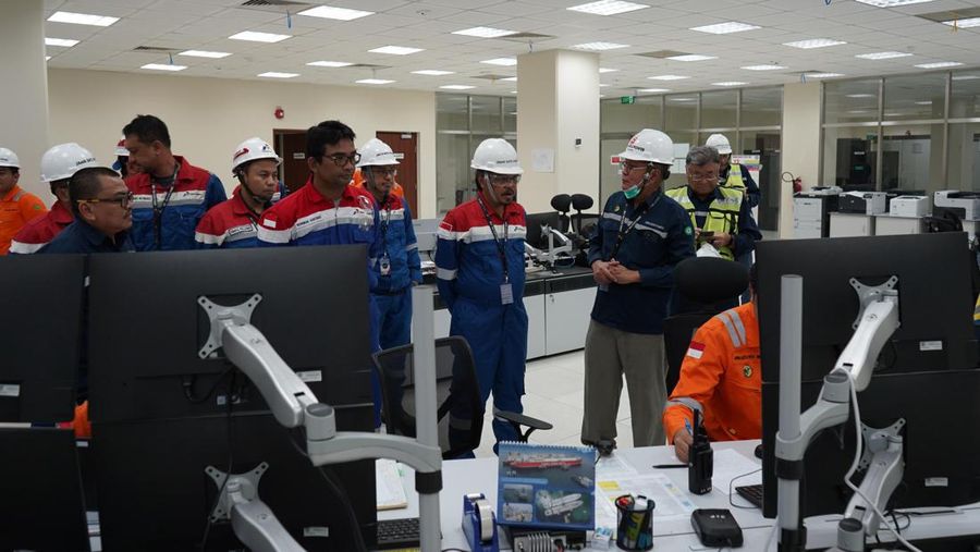 PLTGU Jawa-1 yang dikelola oleh PT Jawa Satu Power, unit usaha PT Pertamina NRE, berkapasitas 1.760 MW siap beroperasi dan menjadi PLTGU terbesar di Asia Tenggara. (Dok: Pertamina NRE)