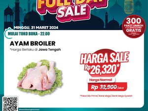Transmart Full Day Sale Balik Lagi, Ayam Broiler Dijual Murah Meriah!