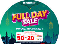 THR Cair! Serbu Transmart Full Day Sale Besok, Diskon 50% + 20%
