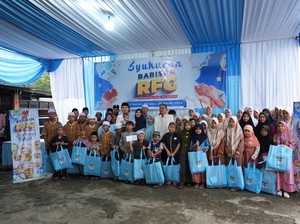 Syukuran Kemenangan Prabowo-Gibran, Barisan RFG Santuni 58 Anak Yatim