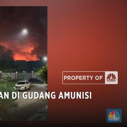 Detik-detik Ledakan di Gudang Amunisi