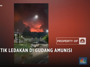 Detik-detik Ledakan di Gudang Amunisi