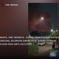 Ledakan Gudang Amunisi TNI di Gunung Putri: Tidak Ada Korban Jiwa