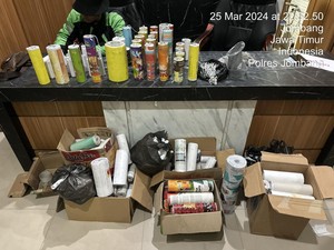Polisi Ringkus 6 Produsen Petasan dan Bubuk Peledak di Jombang