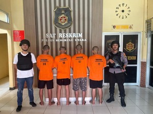 Aniaya Kernet dan Sopir Boks, 4 Pak Ogah di Bengkulu Utara Diringkus Polisi
