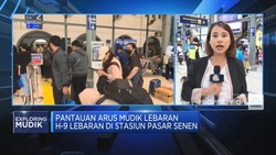 Video: H-9 Lebaran, Stasiun Pasar Senen Mulai Ramai Pemudik