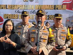 Polri Gelar Pasukan Operasi Ketupat 2024 di Monas pada 3 April