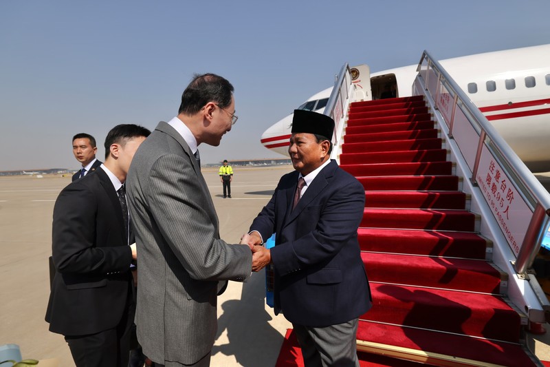 Menteri Pertahanan Prabowo Subianto tiba di China pada Minggu (31/3) untuk hadiri undangan Presiden Xi Jinping. (Istimewa) Menteri Pertahanan Prabowo Subianto tiba di China pada Minggu (31/3) untuk hadiri undangan Presiden Xi Jinping. (Istimewa)