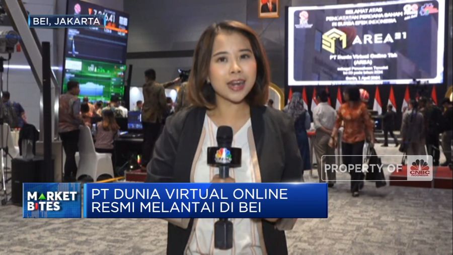 Raup Rp66,81 Miliar, PT Dunia Virtual Online Resmi Melantai Di BEI (CNBC Indonesia TV)