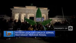 Video : Rayakan Legalisasi Ganja di Jerman, Masyarakat Merokok Massal