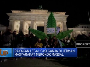 Video : Rayakan Legalisasi Ganja di Jerman, Masyarakat Merokok Massal
