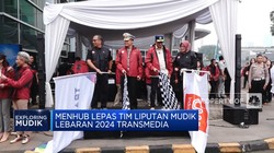 Video: Menhub Lepas Tim Liputan Mudik Lebaran 2024 Transmedia