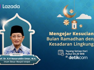 detikKultum Nasaruddin Umar: Jadikan Ramadan Momen Menyucikan Diri