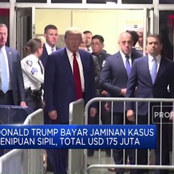 Video : Donald Trump Bayar Jaminan USD 175 Juta Dalam Kasus Penipuan