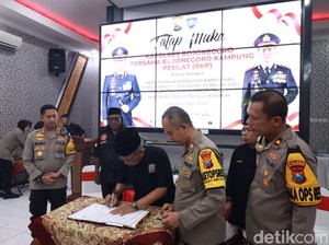 Perguruan Silat di Bojonegoro Sepakat Damai dan Jaga Kamtibmas Selama Lebaran