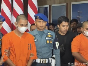 Lantamal Padang Perlihatkan 2 Pelaku Pembunuh Iwan, Eks Casis Bintara TNI AL