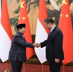 Momen Bersejarah Pertemuan Prabowo dan Xi Jinping di China