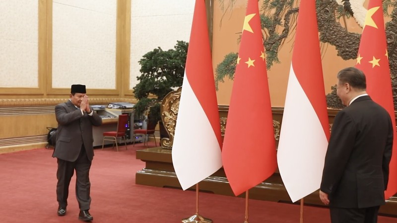 Menteri Pertahanan Prabowo Subianto tiba di China pada Minggu (31/3) untuk hadiri undangan Presiden Xi Jinping. (Instagram/kemhanri)