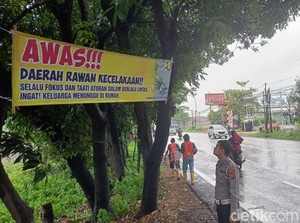 Hati-hati, Jalan Mulus di Pantura Pasuruan Berpotensi Bahayakan Pemudik