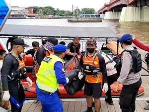 ABK Hilang Usai Kapal Jukung Meledak di Sungai Musi Ditemukan Tewas