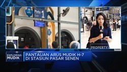 Video: Arus Mudik H-7, Penumpang Stasiun Pasar Senen Melonjak 80%