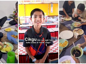 So Sweet! Guru Ini Penuhi Keinginan Siswanya untuk Buka Puasa Bersama