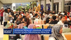 Video: Stasiun Pasar Senen Mulai Dipadati Penumpang