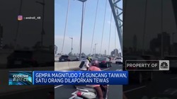 Video: Detik-detik Gempa M 7,5 Guncang Taiwan