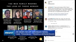 Joe Biden Kecam Serangan Israel Yang Tewaskan 7 Pekerja Kemanusiaan