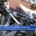 Video: Gempa Dahsyat Taiwan, 1 Tewas 50 Orang Terluka