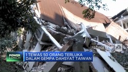 Video: Gempa Dahsyat Taiwan, 1 Tewas 50 Orang Terluka