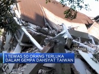 Video: Gempa Dahsyat Taiwan, 1 Tewas 50 Orang Terluka