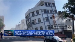 Video: Gempa M7,5 Guncang Taiwan, Alarm Tsunami Berbunyi