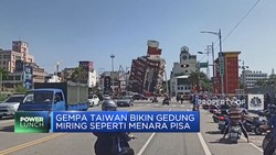 Video: Gempa Taiwan Bikin Gedung Miring Seperti Menara Pisa