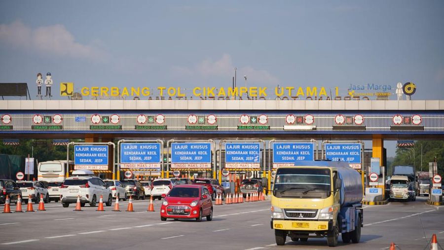 Gerbang Tol Cikarang Utama. (Dok. Jasa Marga)