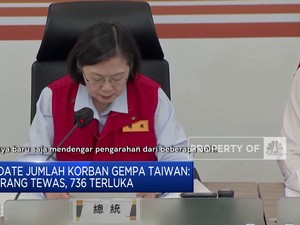 Video: Ini Kata Presiden Taiwan Soal Gempa Terkuat di Negaranya